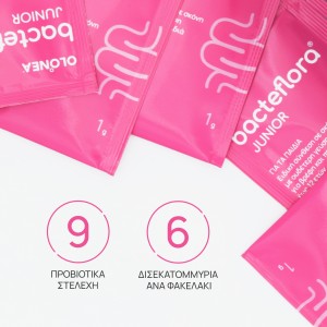 OLONEA Bacteflora Junior 30 Φακελάκια – Παιδικά Προβιοτικά για Ισχυρό Έντερο & Ανοσία Συμπληρώματα διατροφής