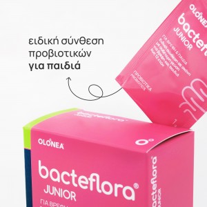 OLONEA Bacteflora Junior 30 Φακελάκια – Παιδικά Προβιοτικά για Ισχυρό Έντερο & Ανοσία Συμπληρώματα διατροφής