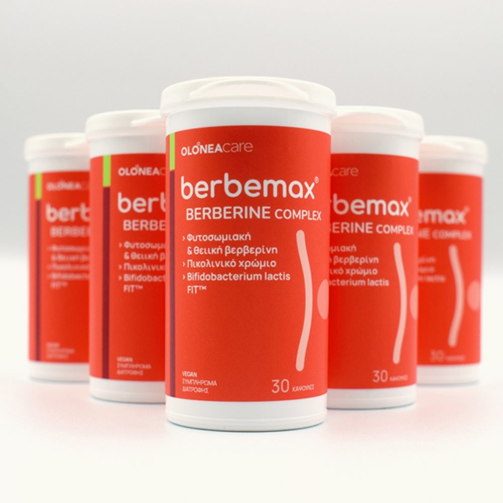 Olonea Berbemax 30 κάψουλες – Φυσικός Σύμμαχος για Γλυκαιμική Ισορροπία & Μεταβολική Υγεία Συμπληρώματα διατροφής