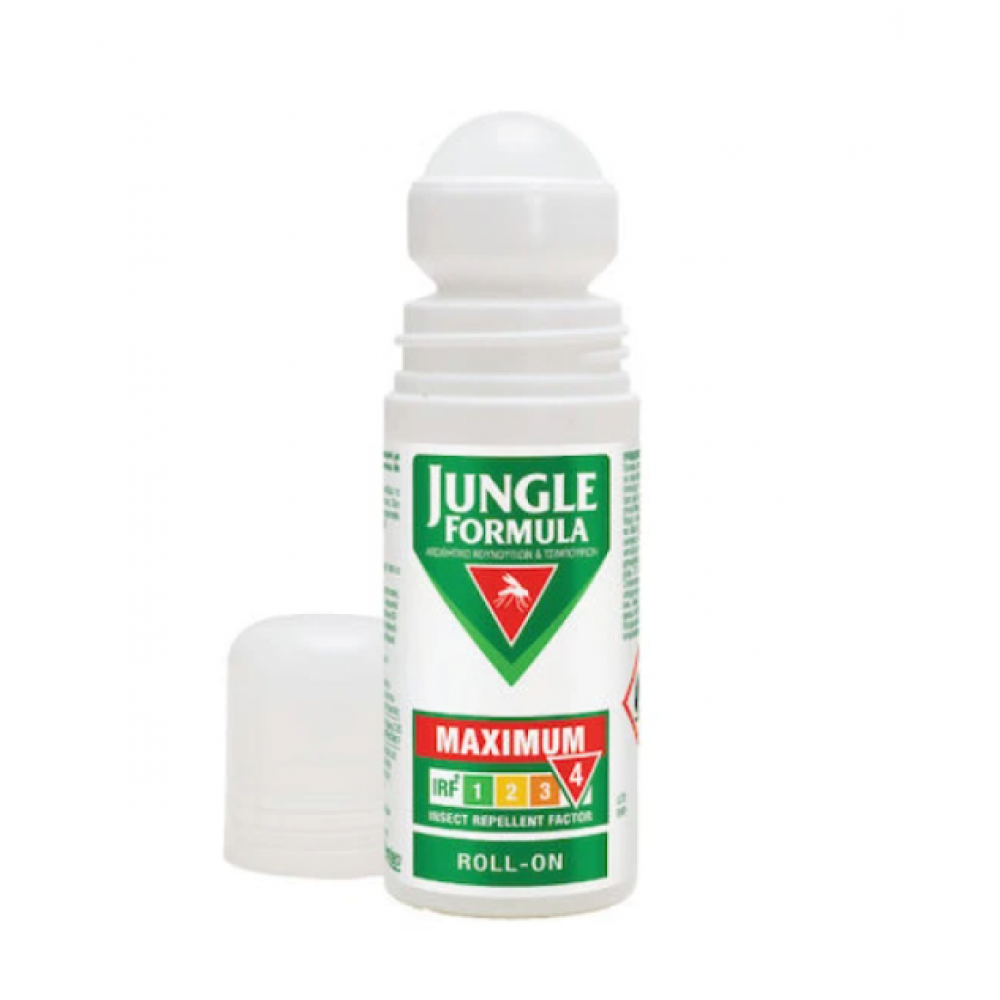 Jungle Formula Maximum Εντομοαπωθητική Λοσιόν σε Roll-On 50ml Πρώτες Βοήθειες