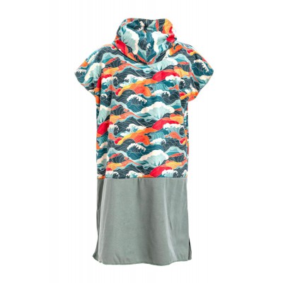 Unisex Super Waves • Adults Poncho 