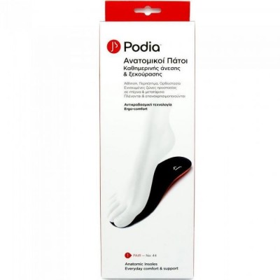 Podia Ανατομικοί Πάτοι Καθημερινής Χρήσης Anatomic Insoles No 44 