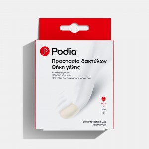 Podia Προστασία Δακτύλων – Θήκη Γέλης Medium 2τμχ Ορθοπεδικά