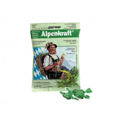 Power Health Salus Καραμέλες  Alpenkraft με μέλι, βύνη και εκχυλίσματα βοτάνων 75γρ