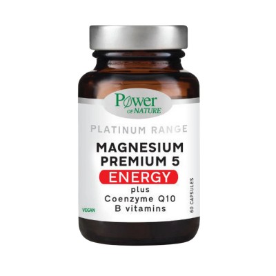 Magnesium Premium 5 Energy – Μαγεσίου με 5 μορφές & Βιταμίνη B6, 60caps