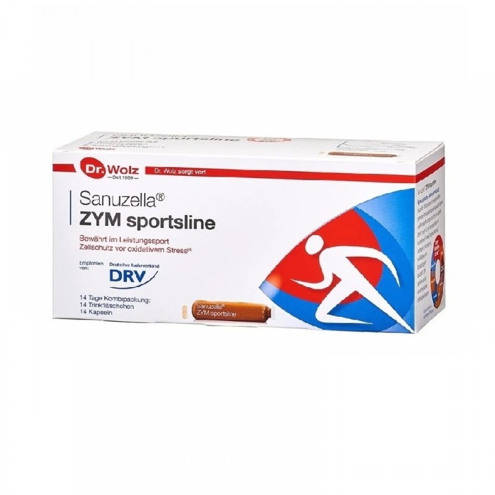 Sanuzella ZYM Sportsline – Μείγμα ένζυμων, βιταμινών & CoQ10 για αθλητική επίδοση Συμπληρώματα διατροφής