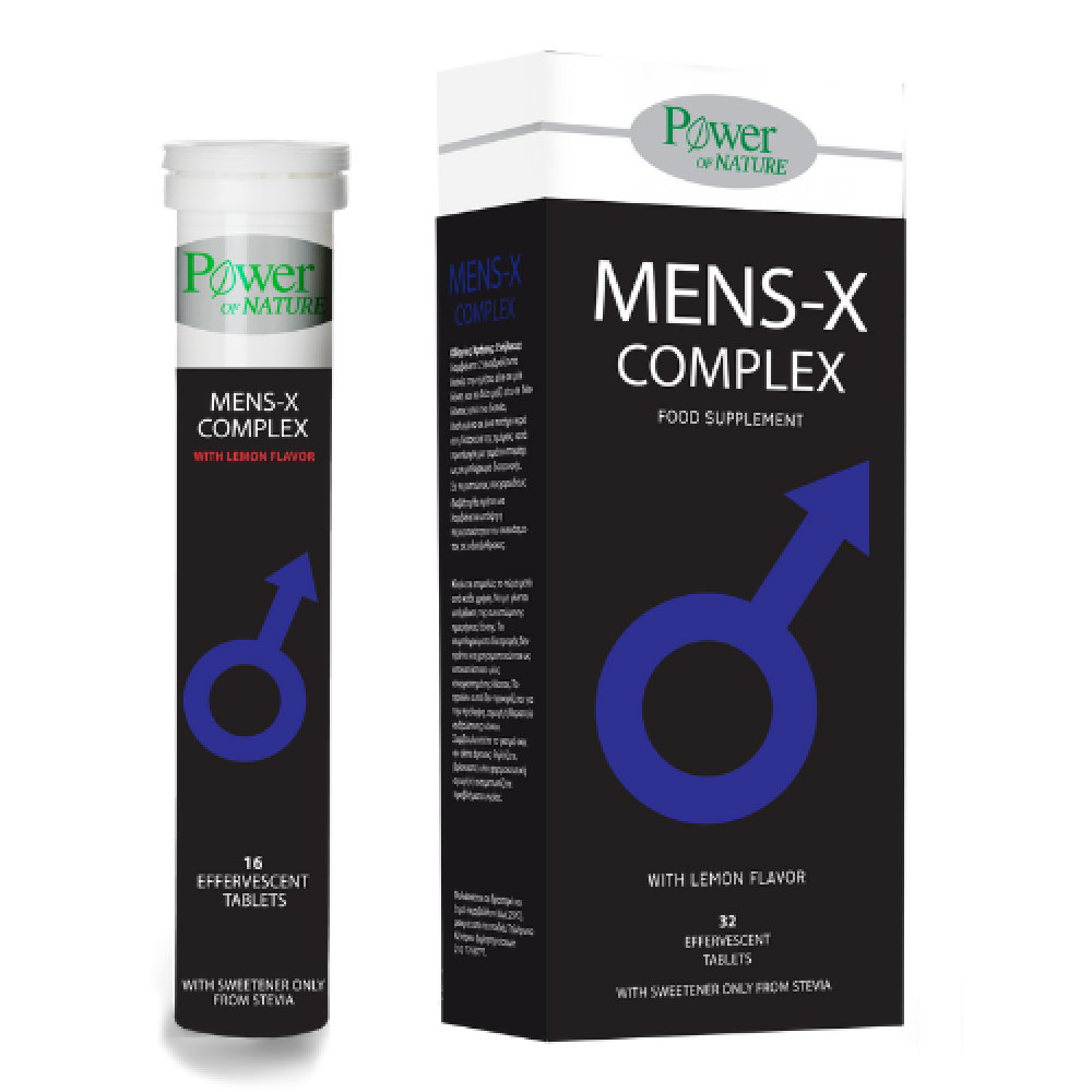 Power Health Mens-X Complex 32 Αναβράζοντα Δισκία – Ενέργεια, Αντοχή & Ανδρική Τόνωση Συμπληρώματα διατροφής