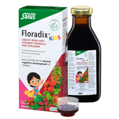 Salus Floradix Kids 250ml – Σιρόπι Σιδήρου & Βιταμινών για Παιδιά με Φυσική Γεύση και Υψηλή Απορρόφηση