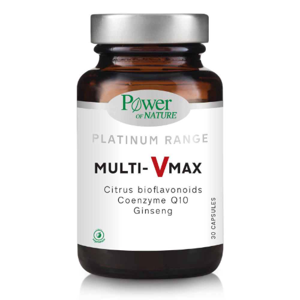 Power Health Multi-V Max – Συμπλήρωμα Πολυβιταμινών Υψηλής Ισχύος για Ενέργεια & Άμυνα, 30 Κάψουλες Συμπληρώματα διατροφής