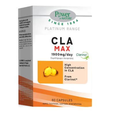 Power Health CLA Max 1900mg 60 Κάψουλες – Συμπλήρωμα CLA