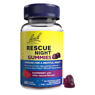 Dr Bach Rescue Night 60 Gummies | Φυσική Χαλάρωση & Ήρεμος Ύπνος