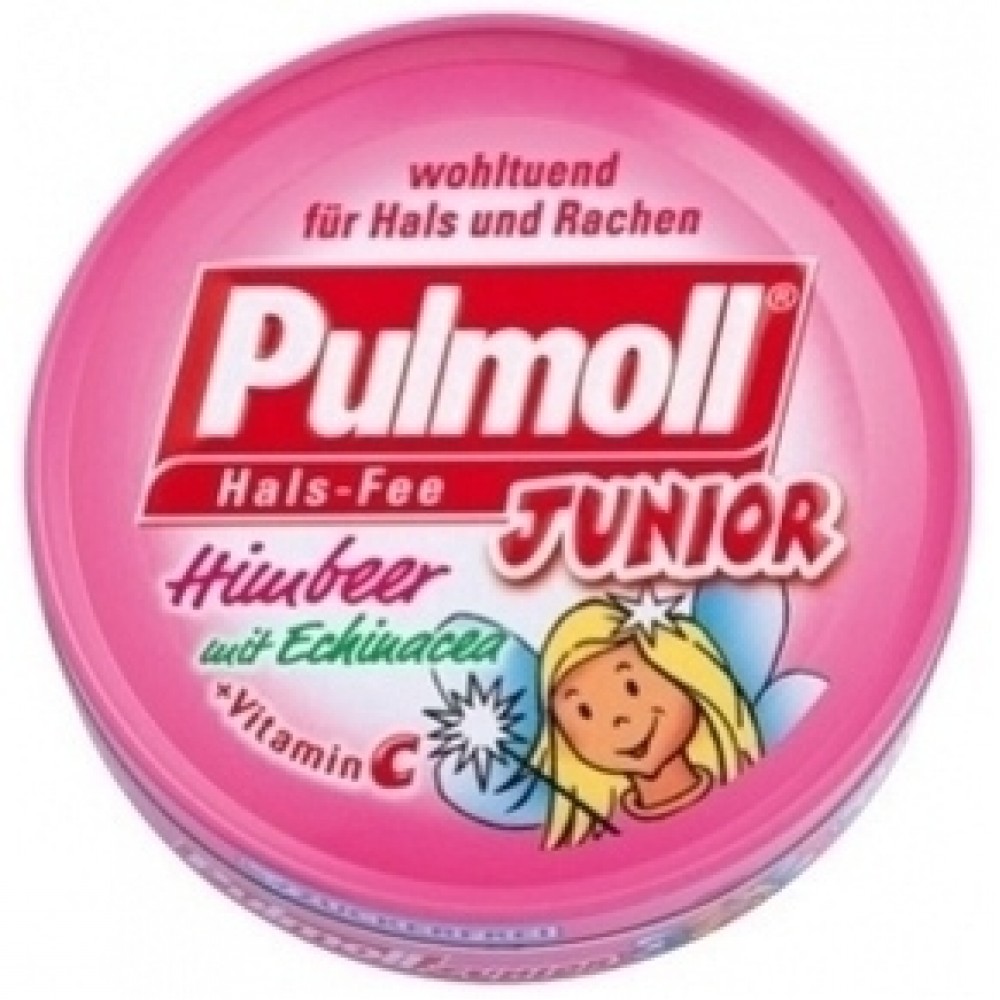 Pulmoll Junior Παστίλιες Βατόμουρο 50gr Κρυολόγημα