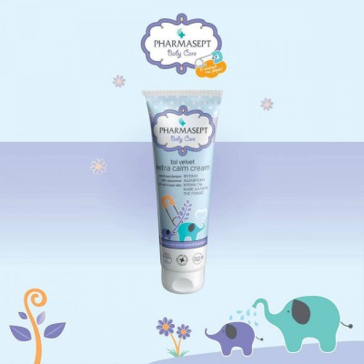 Pharmasept Baby Care Extra Calm Cream 150ml – Καθημερινή Κρέμα Προστασίας & Ανακούφισης για Ευαίσθητο Βρεφικό Δέρμα