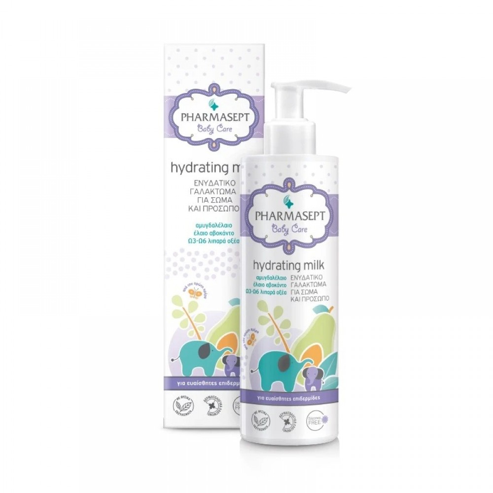 Pharmasept Βρεφικό Ενυδατικό για Πρόσωπο & Σώμα Baby Care Hydrating Milk 250ml Φροντίδα μωρού