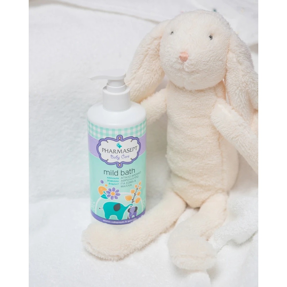 Pharmasept Baby Care Mild Bath 500ml – Απαλό Βρεφικό Αφρόλουτρο για Καθημερινή Χρήση από τη Γέννηση Φροντίδα μωρού