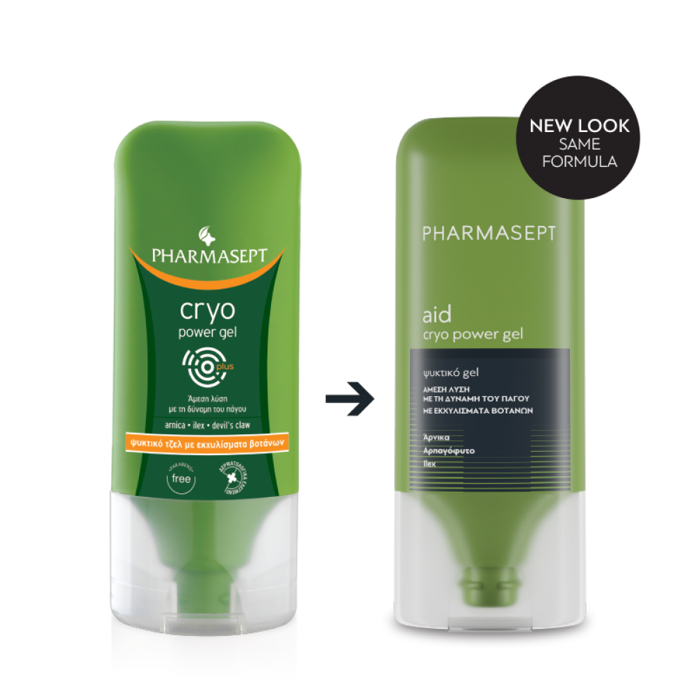 Pharmasept Aid Cryo Power Gel 100ml – Άμεση Ανακούφιση Μυϊκών Πόνων Πρώτες Βοήθειες
