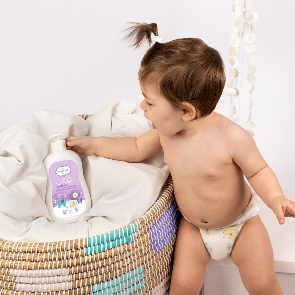 Pharmasept Baby Care Mild Dishwash Detergent 400ml – Υγρό Πλυσίματος για Βρεφικά Σκεύη με Ήπια Φόρμουλα Φροντίδα μωρού