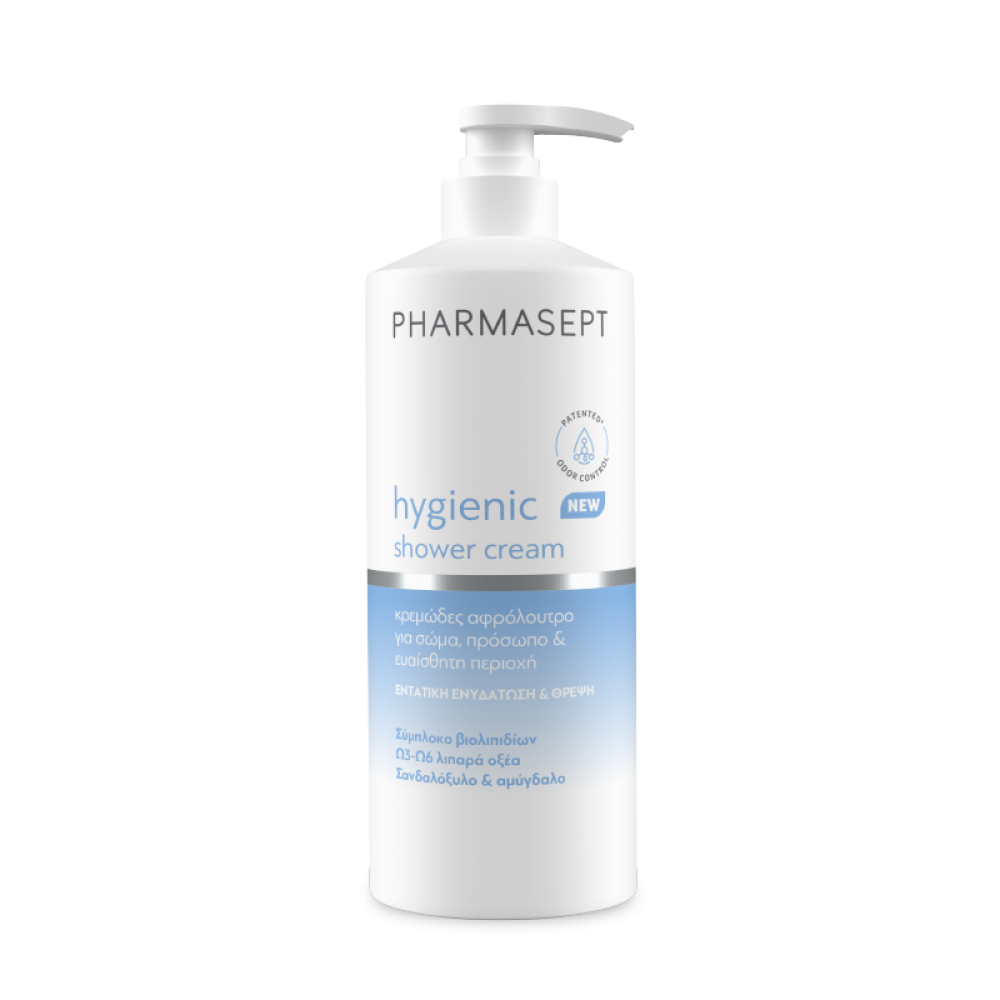 Pharmasept Hygienic Shower Cream 500ml – Κρεμώδες Αφρόλουτρο για Ενυδάτωση & Θρέψη Καλλυντικά