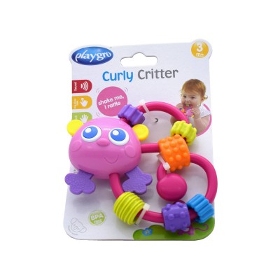 Playgro Curly Critters Κουδουνίστρα Ποντικάκι 3M+