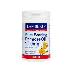 Lamberts Pure Evening Primrose Oil 1000mg – Φυσικό Λάδι Νυχτολούλουδου Πλούσιο σε GLA Συμπληρώματα διατροφής