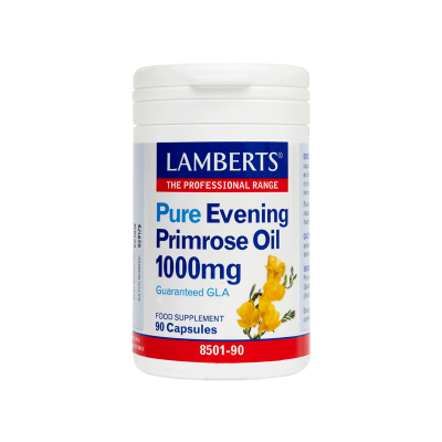 Lamberts Pure Evening Primrose Oil 1000mg – Φυσικό Λάδι Νυχτολούλουδου Πλούσιο σε GLA