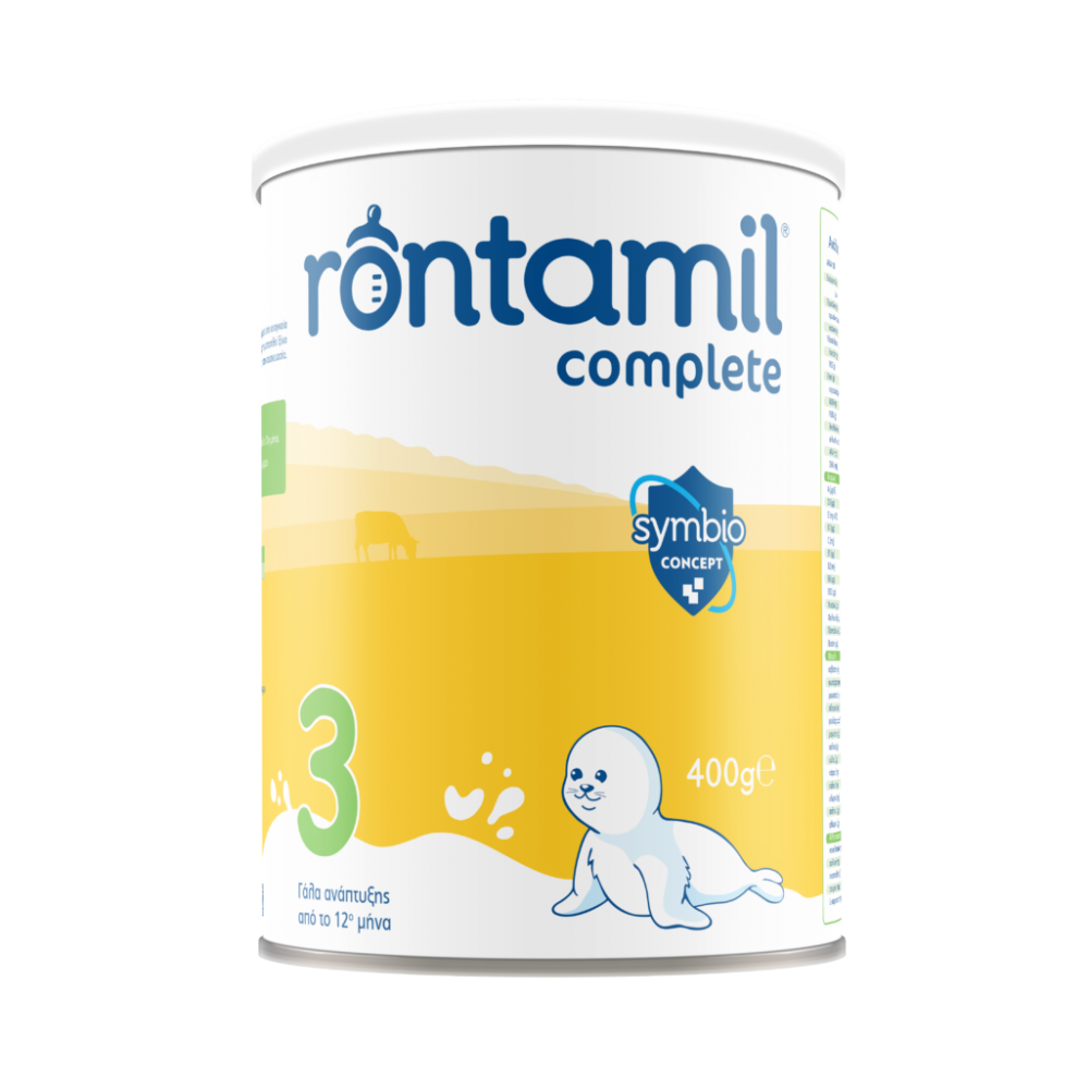 Rontamil 3 Complete 12-36m Γάλα σε Σκόνη 3ης Βρεφικής Ηλικίας, 400g Βρεφική διατροφή