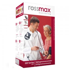 Rossmax Πιεσόμετρο Αναλογικό με στηθοσκόπιο GB102 Πρώτες Βοήθειες