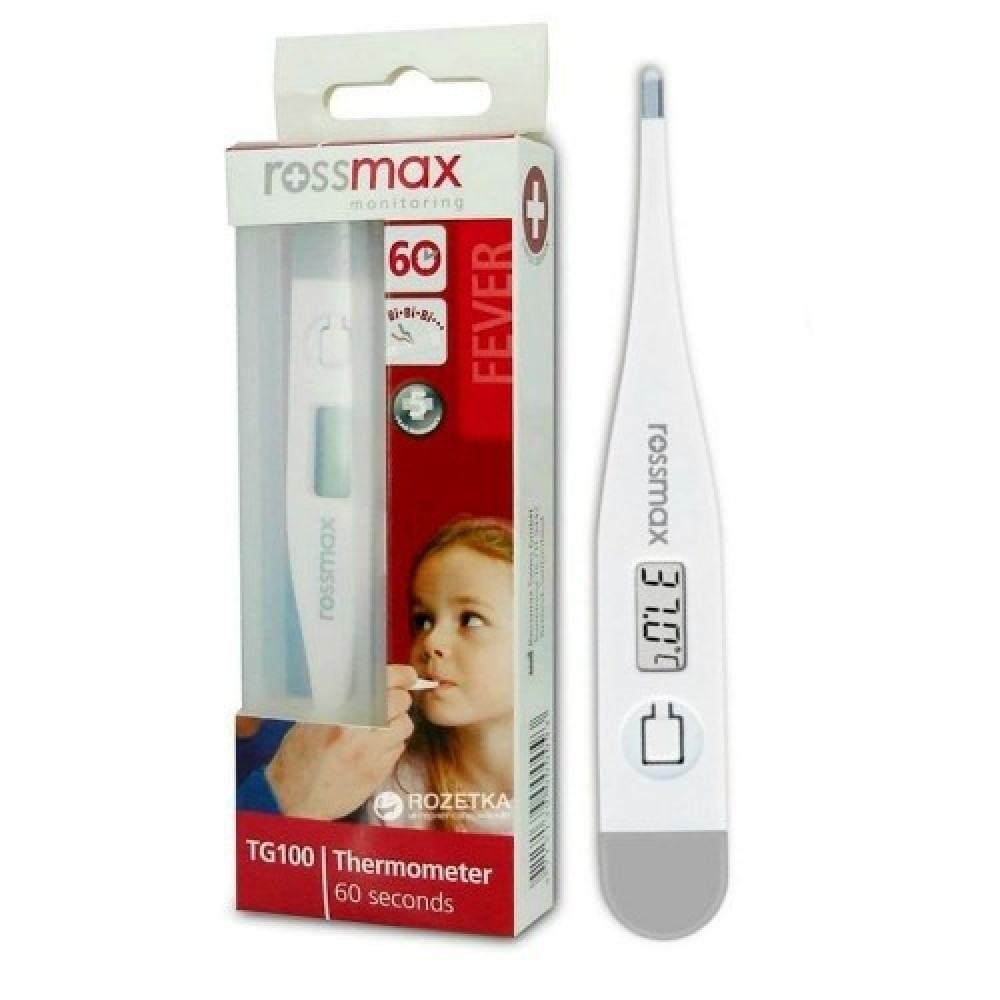 ROSSMAX TG100 Digital Thermometer Ψηφιακό Θερμόμετρο Λεπτού 1τμχ Πρώτες Βοήθειες