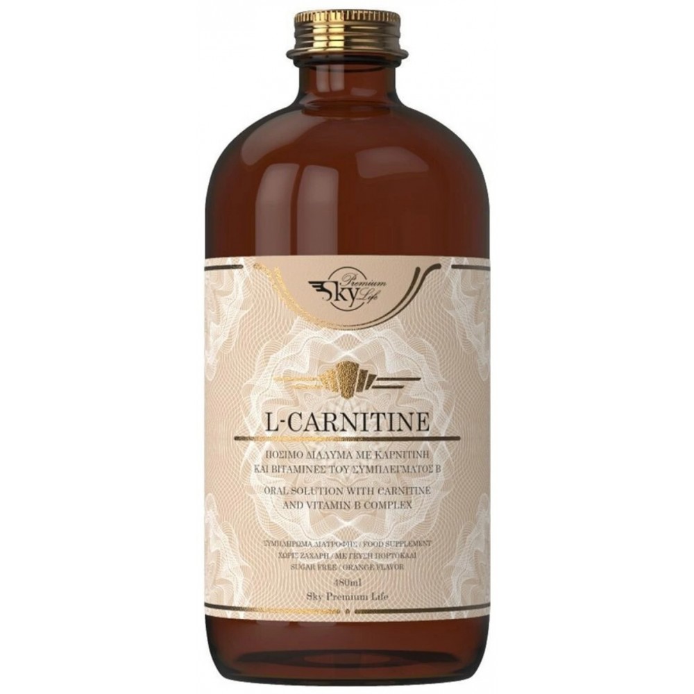 Sky Premium Life L-Carnitine 480ml – Υγρό Συμπλήρωμα Καρνιτίνης για Ενέργεια, Μεταβολισμό & Απώλεια Λίπους Συμπληρώματα διατροφής