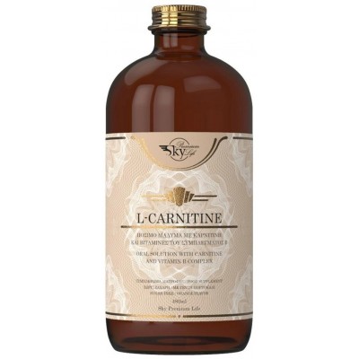 Sky Premium Life L-Carnitine 480ml – Υγρό Συμπλήρωμα Καρνιτίνης για Ενέργεια, Μεταβολισμό & Απώλεια Λίπους