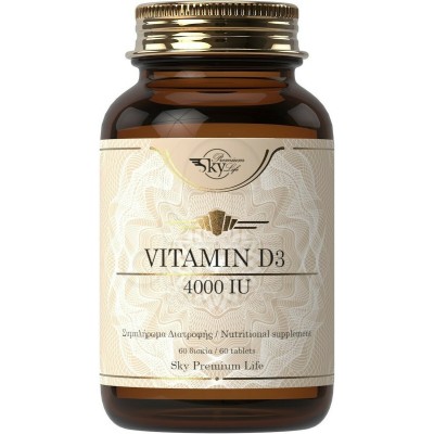 Sky Premium Life Vitamin D3 4000IU – Ιδανική Ενίσχυση για Οστά & Ανοσοποιητικό