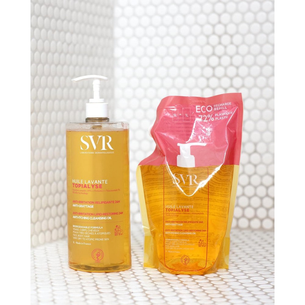 SVR Topialyse Huile Lavante Eco-Refill 1L – Ανταλλακτικό Έλαιο Καθαρισμού Καλλυντικά