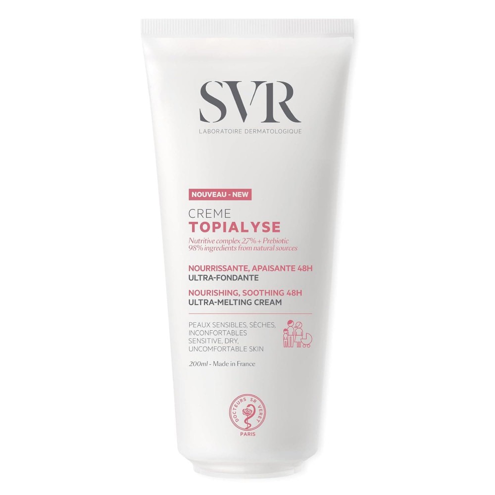 SVR Topialyse Crème 200ml – Κρέμα 48ωρης Ενυδάτωσης για Ξηρό Δέρμα Καλλυντικά