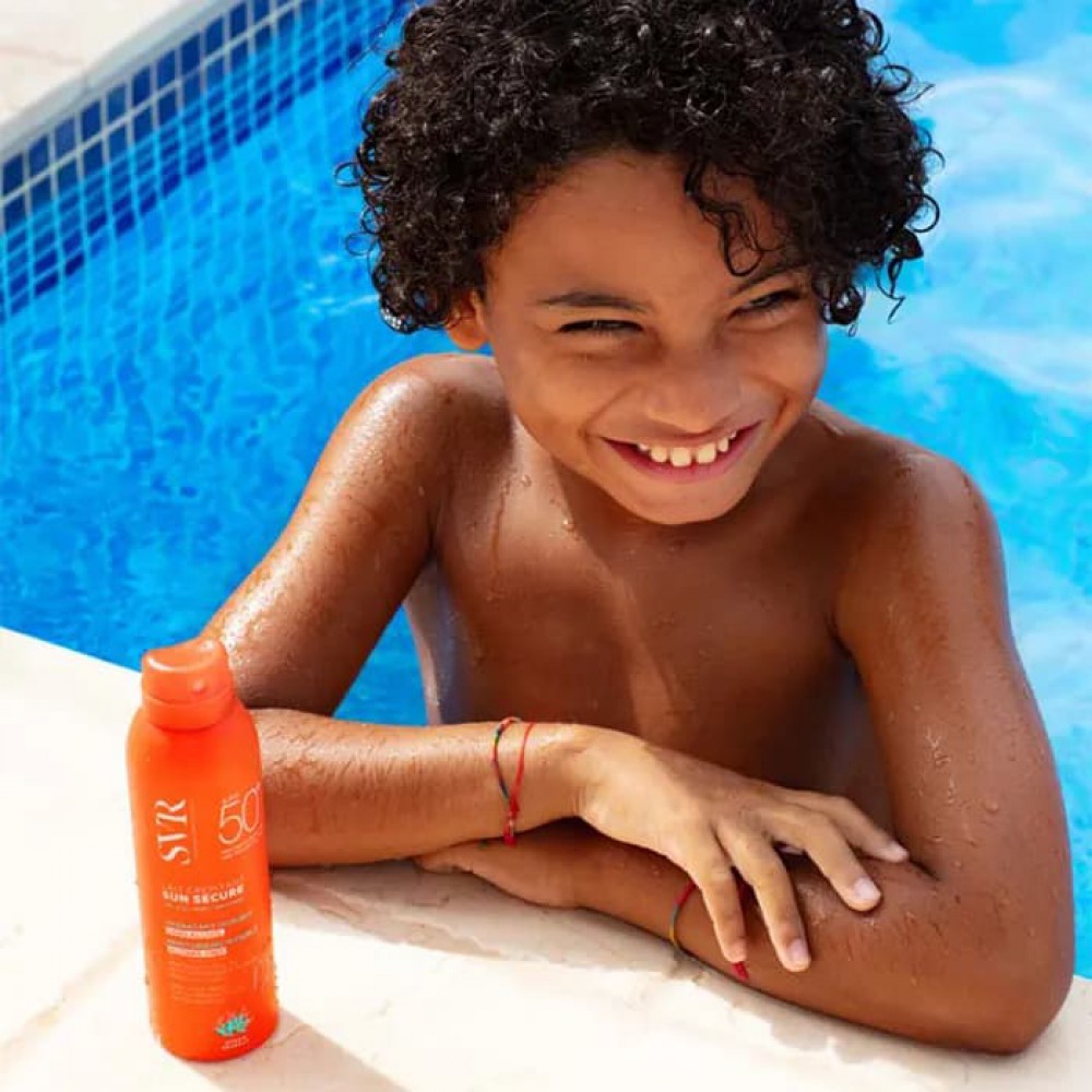 SVR Sun Secure Lait Crépitant SPF50+ 200ml – Αντηλιακό Mist για Όλη την Οικογένεια 