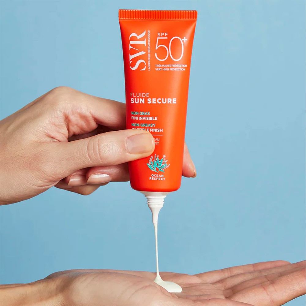 SVR Sun Secure Fluide SPF50+ 50ml – Αντηλιακό Προσώπου για Ευαίσθητες Επιδερμίδες 