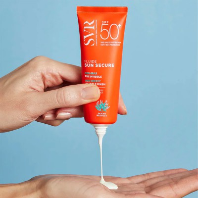 SVR Sun Secure Fluide SPF50+ 50ml – Αντηλιακό Προσώπου για Ευαίσθητες Επιδερμίδες