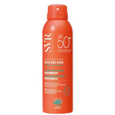 SVR Sun Secure Lait Crépitant SPF50+ 200ml – Αντηλιακό Mist για Όλη την Οικογένεια