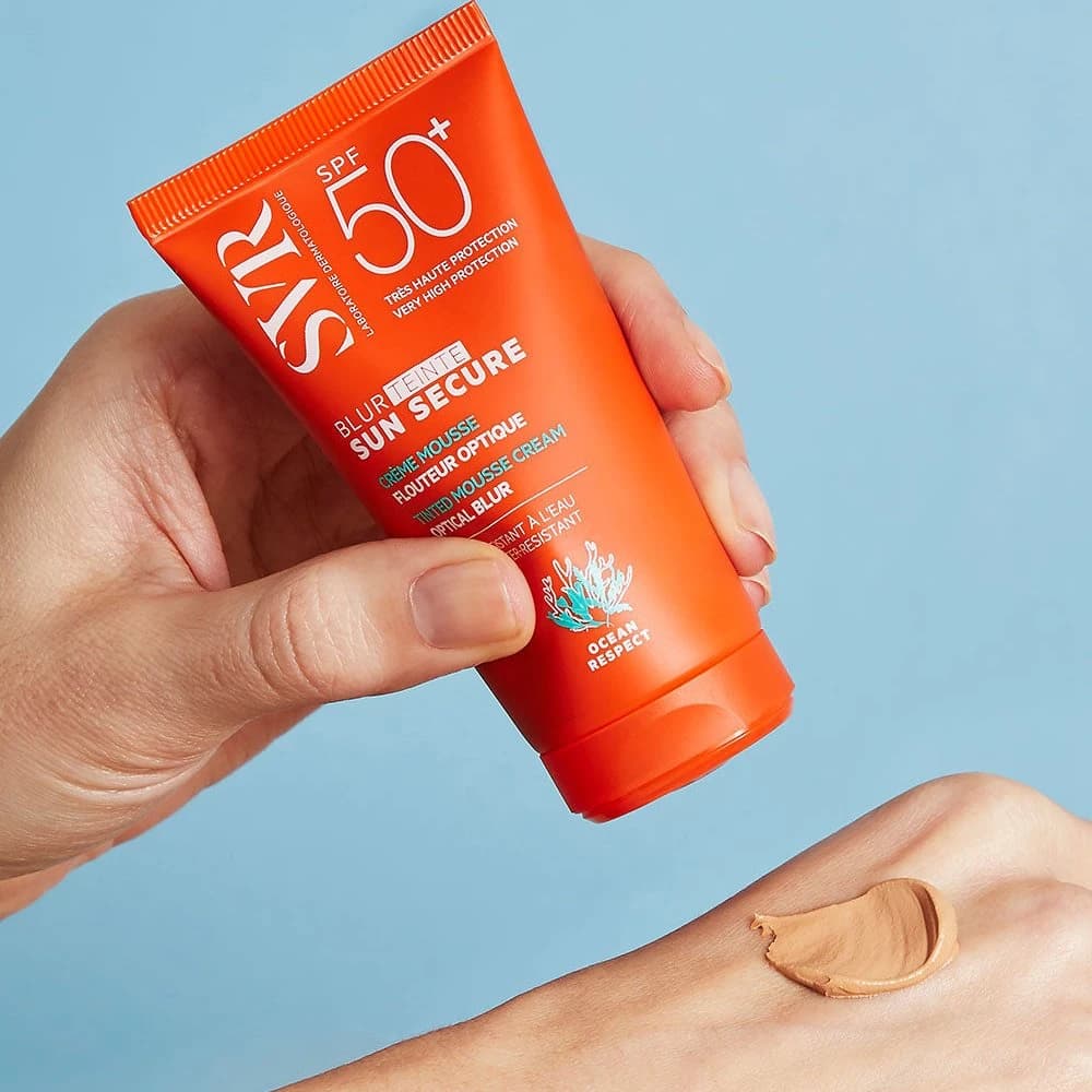 SVR Sun Secure Blur SPF50+ Tinted Mousse Cream 50ml – Αντηλιακή Mousse με Χρώμα Αντηλιακά