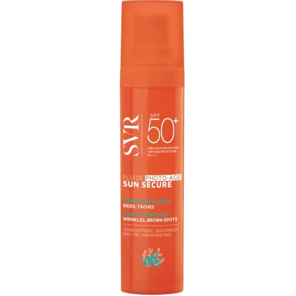 SVR Sun Secure Photo-Age Fluide SPF50+ 40ml – Αντιγηραντικό Αντηλιακό για Κηλίδες Αντηλιακά
