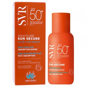 SVR Sun Secure Aqua Fluide SPF50+ 50ml – Αντηλιακό Προσώπου Fast Absorption 