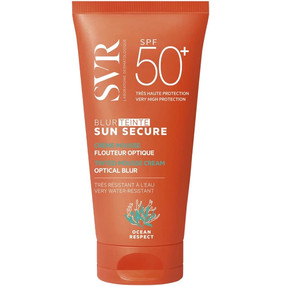 SVR Sun Secure Blur SPF50+ Tinted Mousse Cream 50ml – Αντηλιακή Mousse με Χρώμα Αντηλιακά