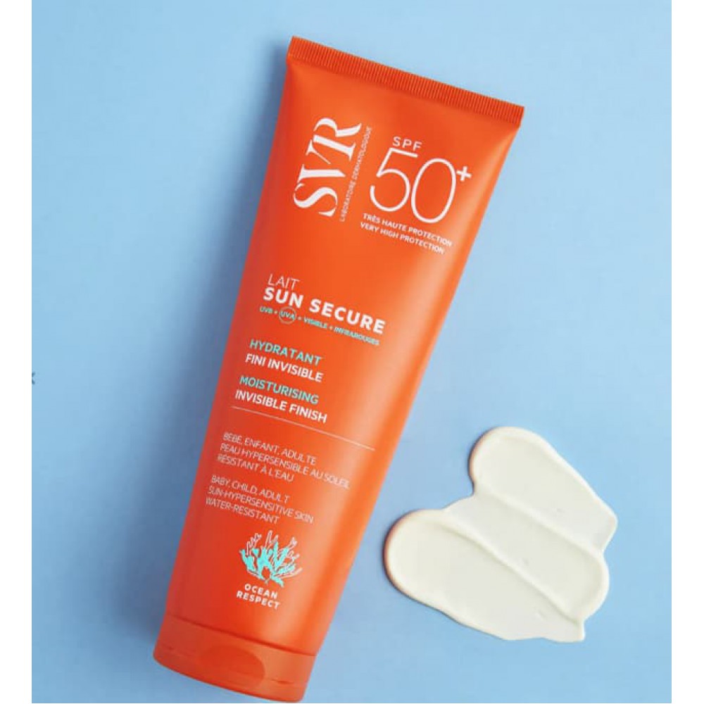 SVR Sun Secure SPF50+ Invisible Finish Sunscreen Milk 250ml – Αντηλιακό Γαλάκτωμα Σώματος Αντηλιακά