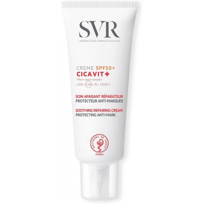 SVR Cicavit+ Crème SPF50+ 40ml – Επανορθωτική Κρέμα με Υψηλή Αντηλιακή Προστασία