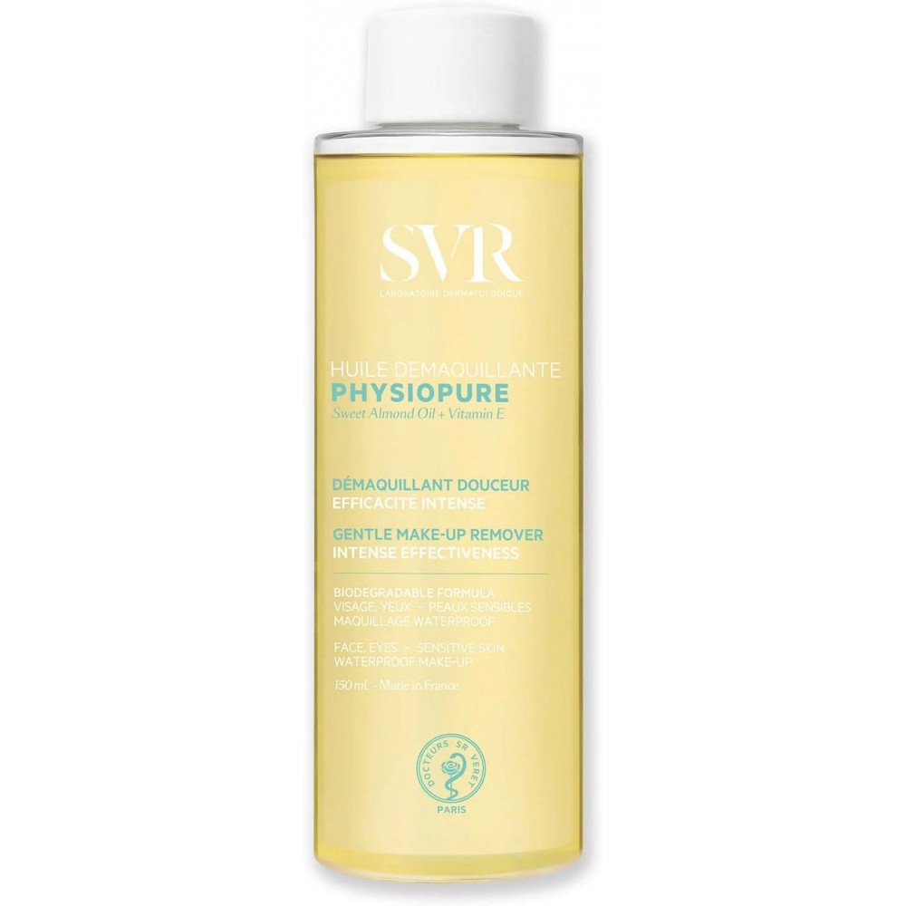 SVR Physiopure Huile Démaquillante 150ml – Έλαιο Ντεμακιγιάζ & Καθαρισμού Καθαριστικά