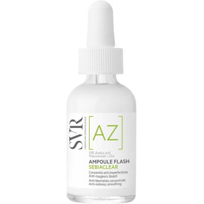 SVR Sebiaclear Ampoule Flash 30ml – Serum με 15% Αζελαϊκό Οξύ για Ακμή
