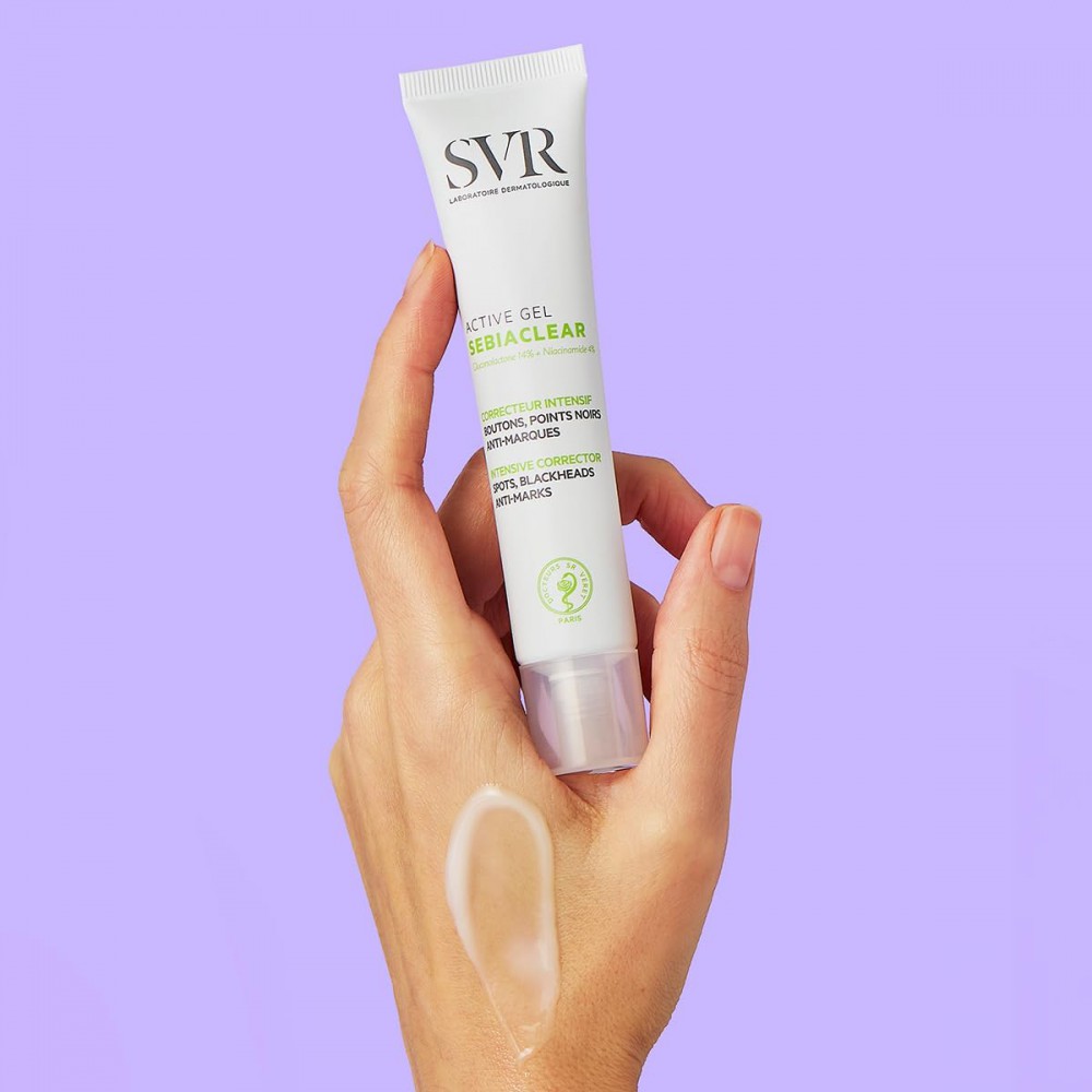 SVR Sebiaclear Active Gel 40ml – Εντατική Φροντίδα για Ακμή & Ατέλειες Καλλυντικά