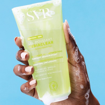 SVR Sebiaclear Gel Moussant 200ml – Gel Καθαρισμού για Λιπαρή & Ακνεϊκή Επιδερμίδα