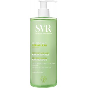 SVR Sebiaclear Gel Moussant 400ml – Gel Καθαρισμού για Λιπαρή & Ακνεϊκή Επιδερμίδα Καλλυντικά