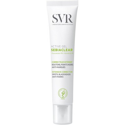 SVR Sebiaclear Active Gel 40ml – Εντατική Φροντίδα για Ακμή & Ατέλειες