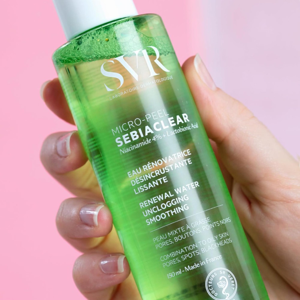 SVR Sebiaclear Micro-Peel 150ml – Απολεπιστική Λοσιόν για Ακμή & Ατέλειες Ακμή